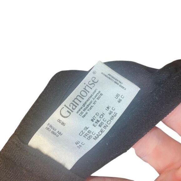 Glamorise size 46C lace black bra - Picture 4 of 4